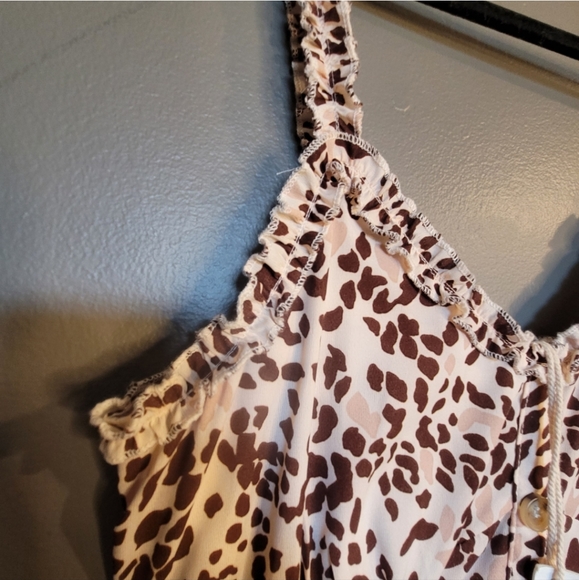 NEW Crescent Maxi Sleeveless Animal Print Dress - Picture 5 of 5